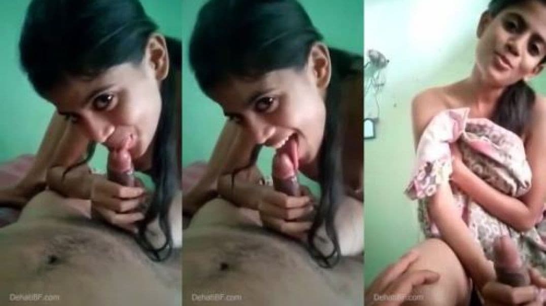 Village Girl Sucks a Thick Cock