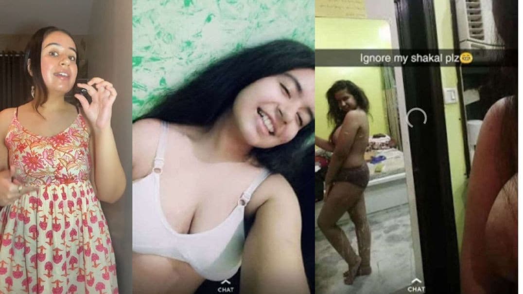 Beautiful Jasmine Snapchat Exclusive Viral Stuff Teasing and Pressing Boobs