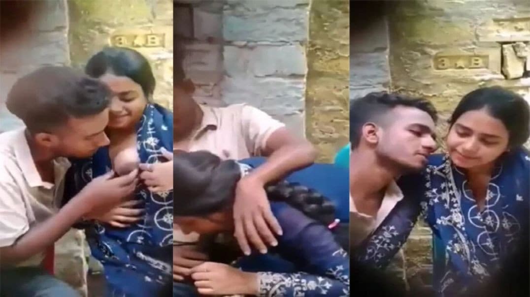 Beautiful Girlfriend Boobs Sucking and Blowjob to Lover Outdoor