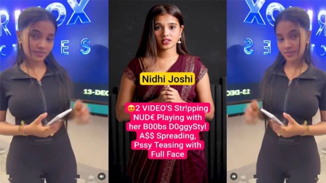 Nidhi Joshi Famous Insta Influencer Paid App Exclusive Stripping Nude Playing