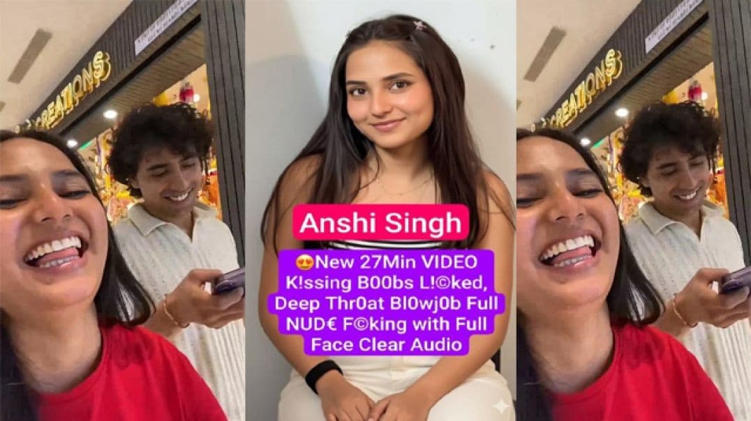 Anshi Singh Boyfriend Giving Amazing Deep Blowjob Fucking Cum Shower