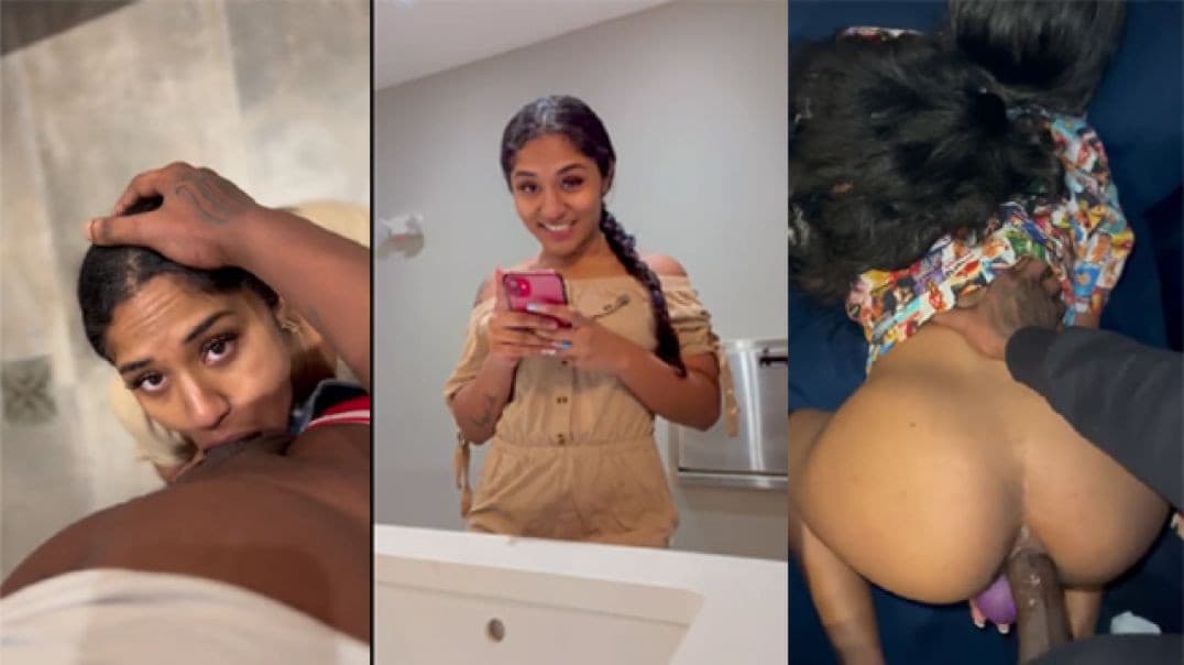 Indian NRI Girl Interracial Blowjob & Hard Anal Fucking With Her Boyfriend