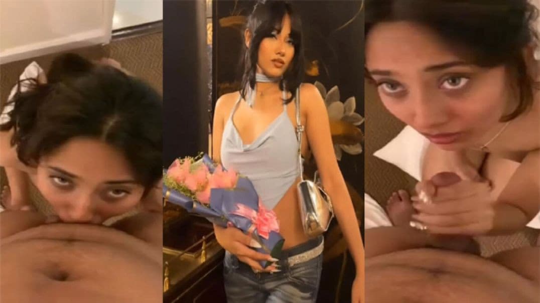 Horny Babe Baddie Sloppy Blowjob Deepthroat Sucking Dick