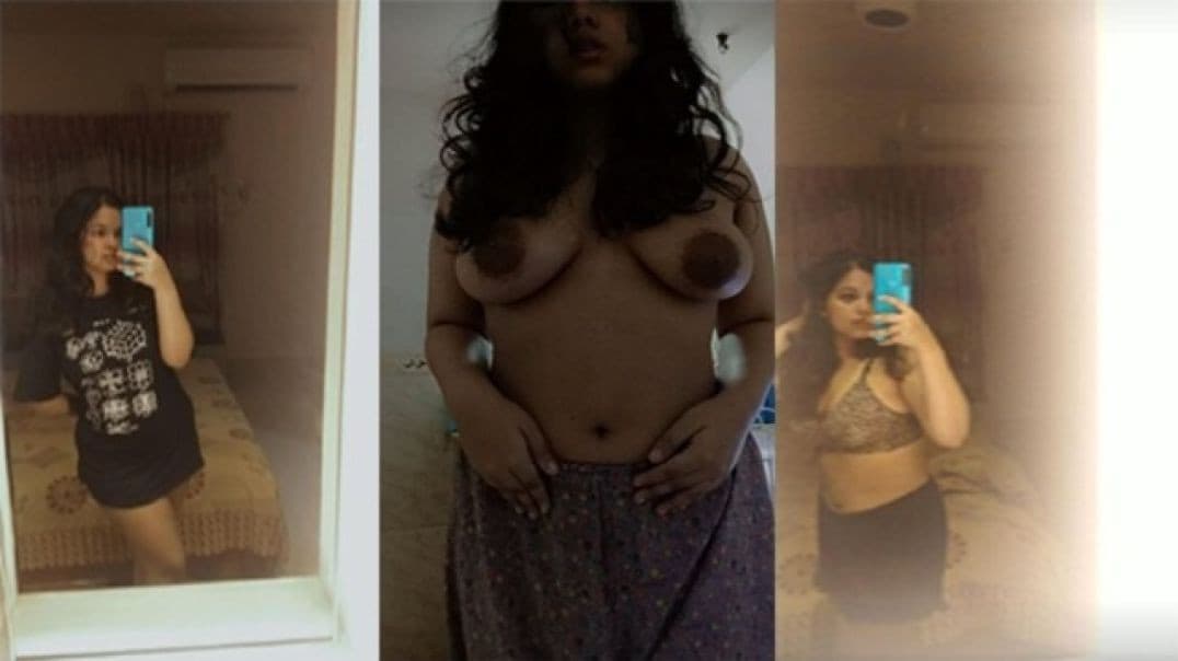 Beautiful Horny GF Showing And Playing With Her Big Boobs