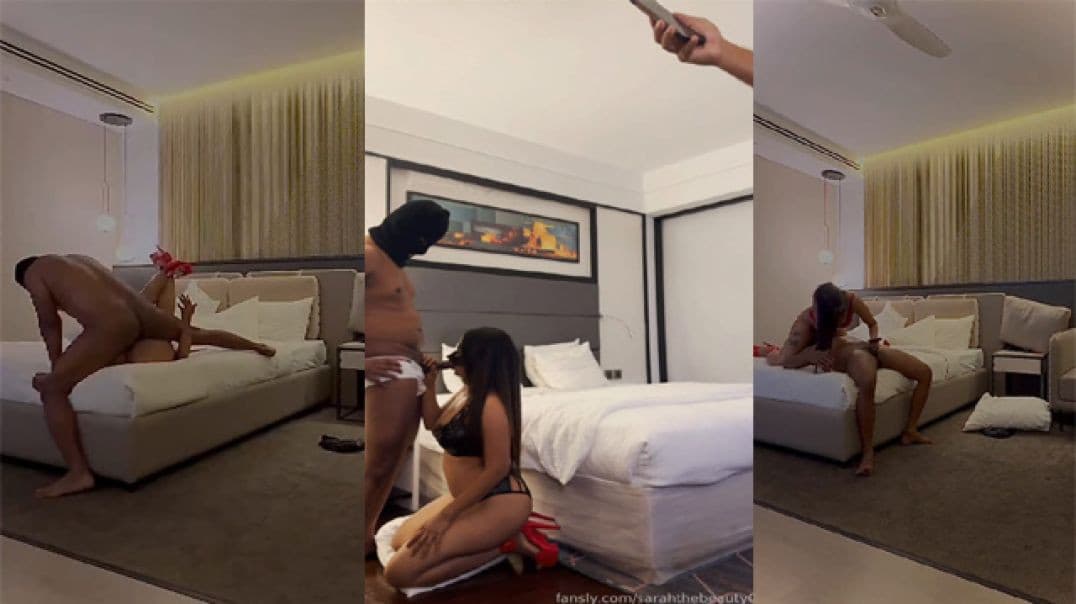 Popular Hotwife AKA serahthebeauty Blowing Muscular Bull While Hubby Films