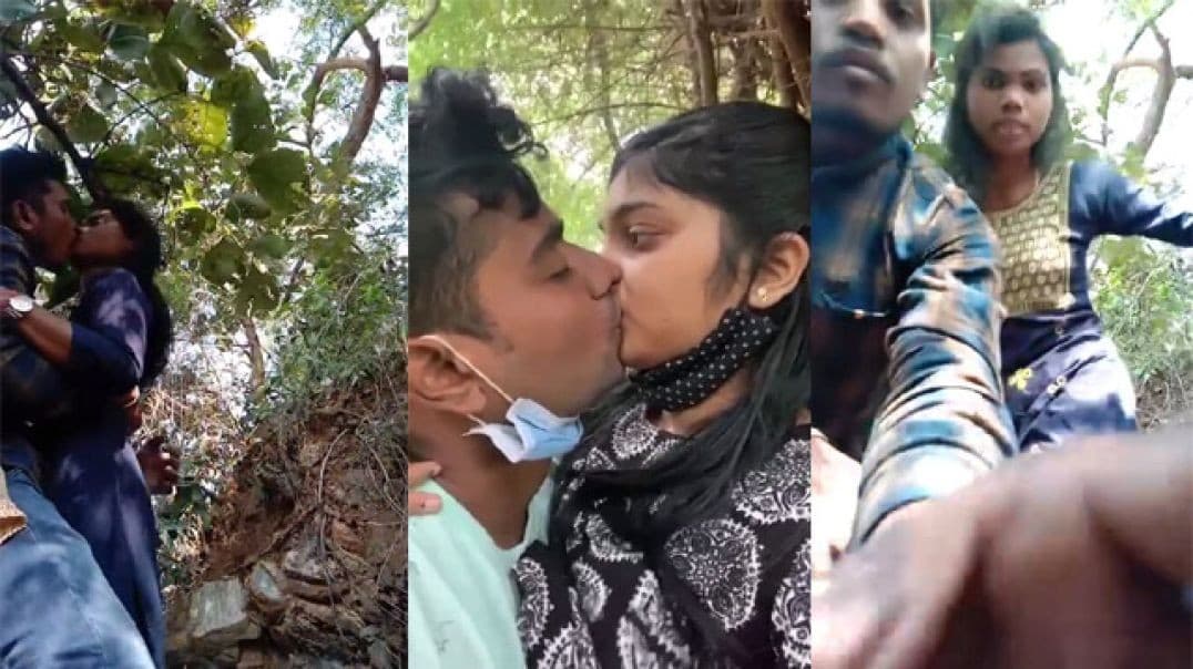 Outdoor Multiple Fun: Smooching and Boobs Sucking