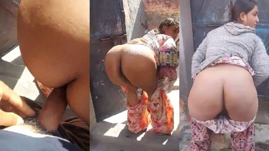 Big Ass Bhabhi Stands Outside New House and Gets Her Pussy Fucked