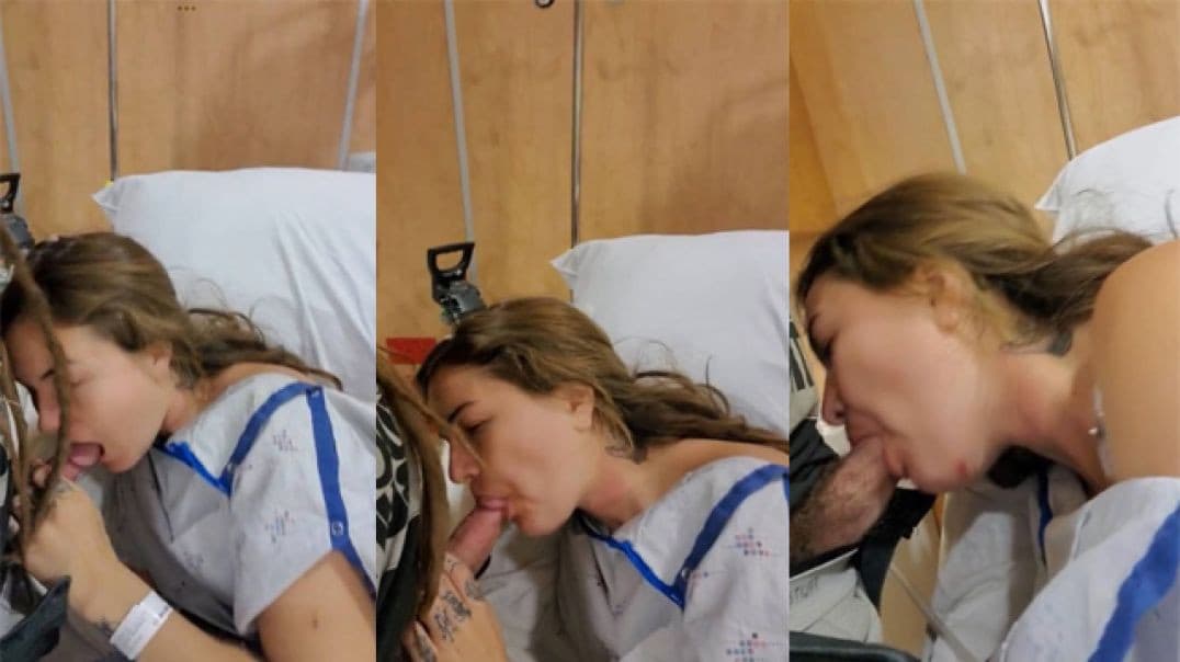 Admitted in The Hospital Cheating Wife Agrees Blowjob Lover