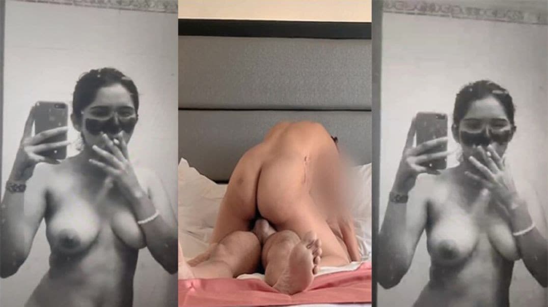 Horny GF Smoking & Hotel Room Fuck