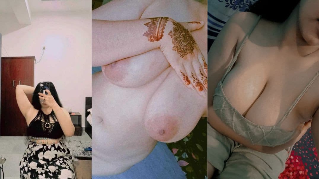 Hot Girl Squeezes Boobs and Fingers Her Pussy