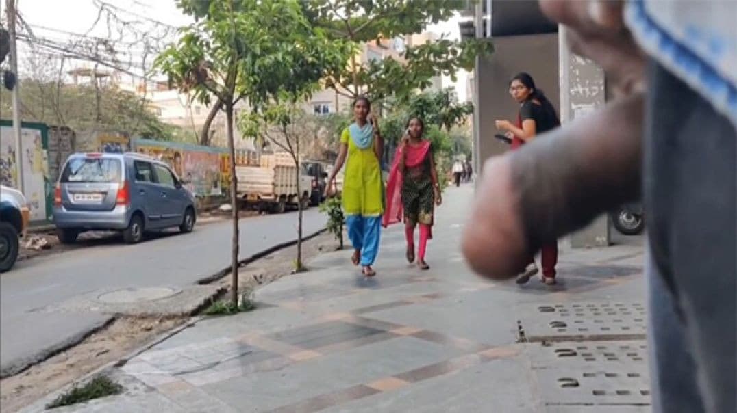 South Indian Guy Flashing Dick Outdoors