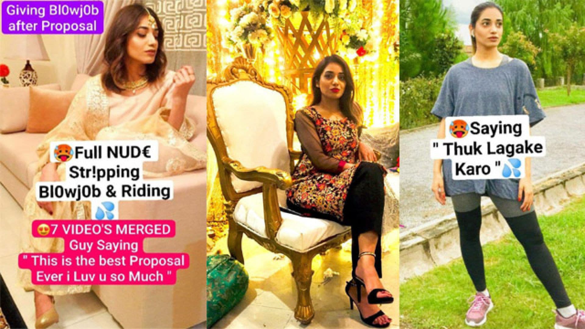 Viral Proposal Girl Giving Blowjob after Proposal, Riding Saying Thuk Lagake Karo