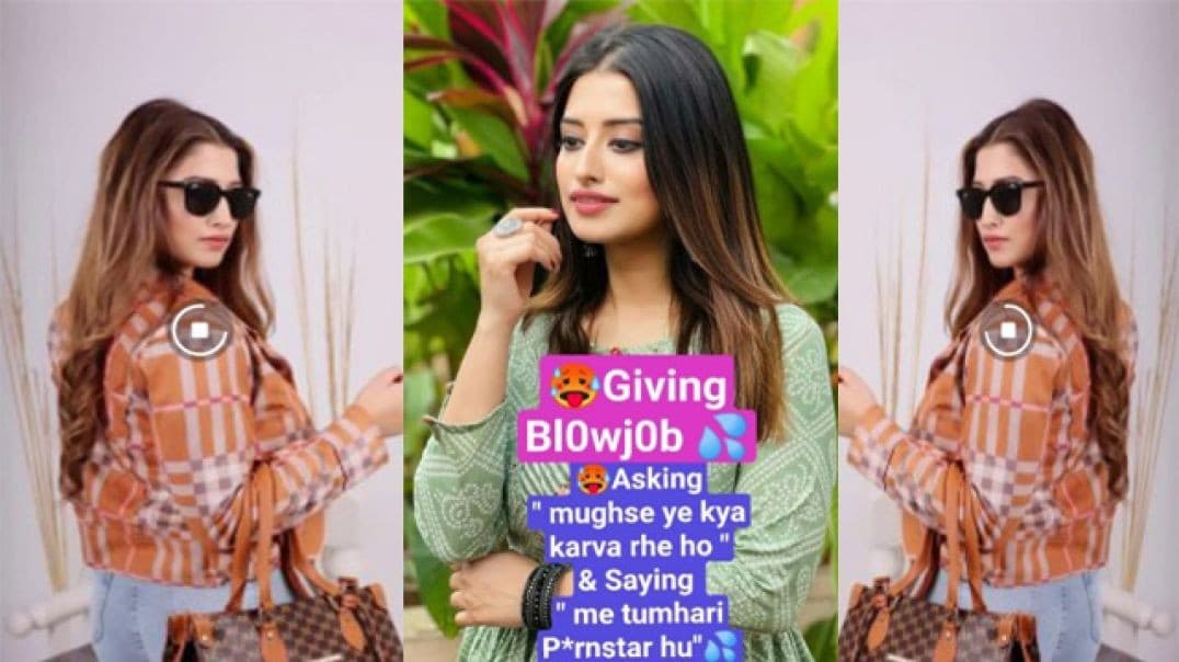 Cute Girl Giving Blowjob & Tight Handjob Asking 'What Are You Making Me Do'